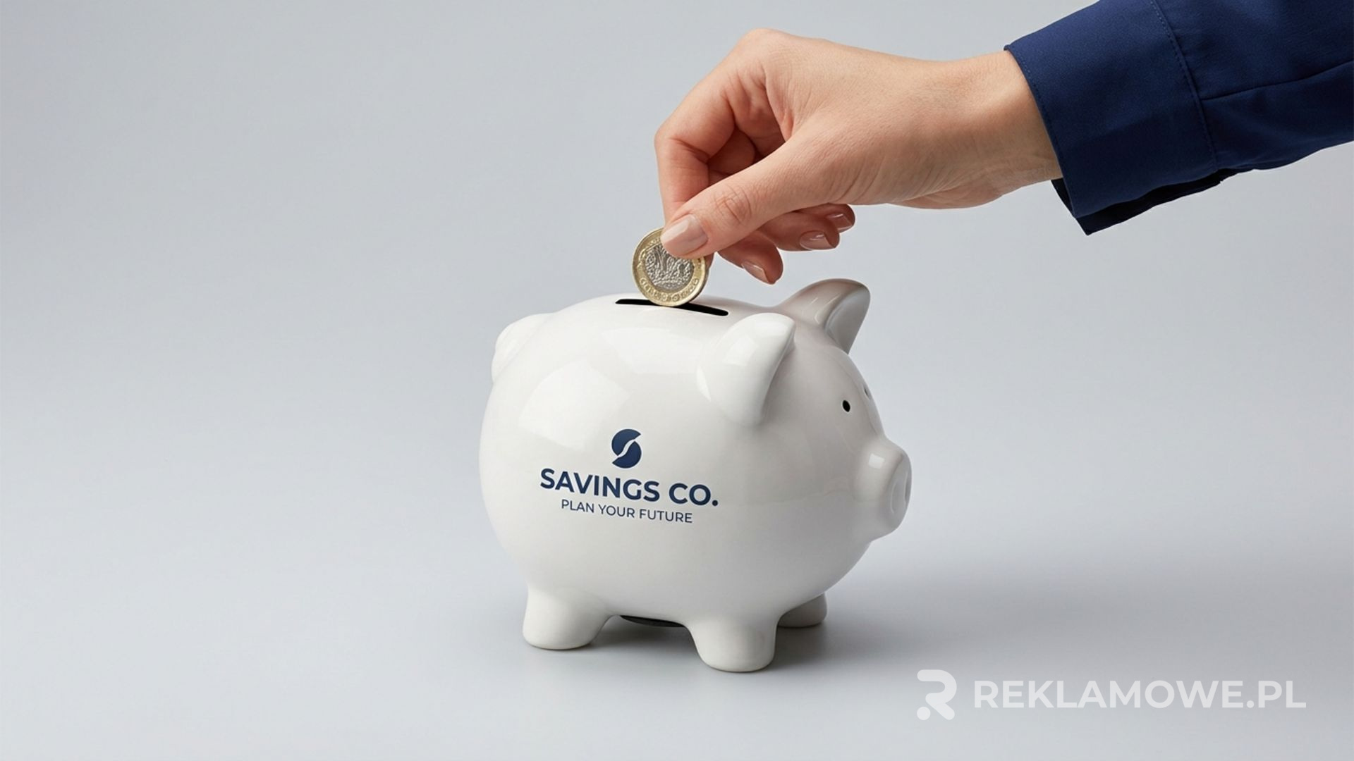 Personalizowana skarbonka reklamowa jako upominek dla klientów