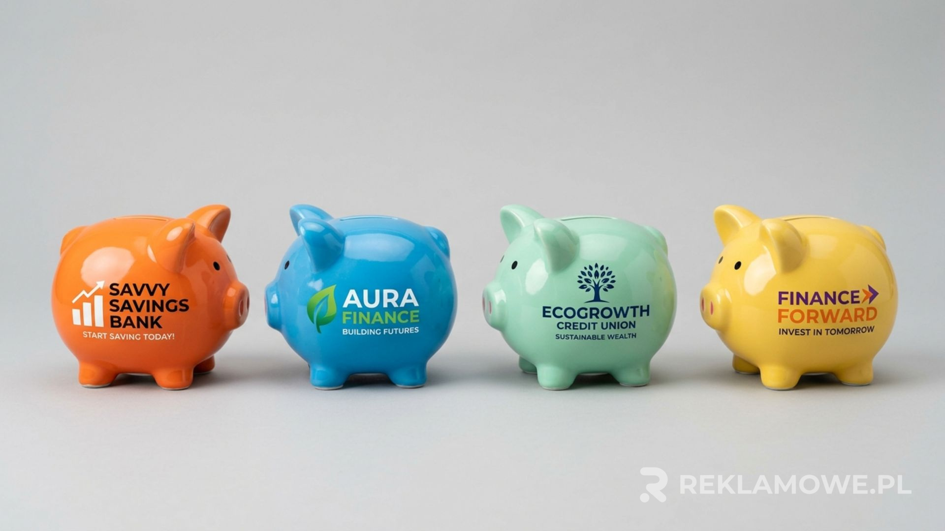 Skarbonka reklamowa dla sklepów, banków i instytucji