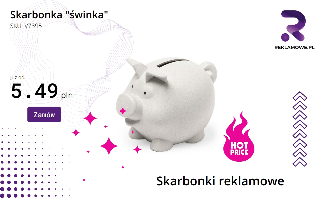 Skarbonka w kształcie świnki