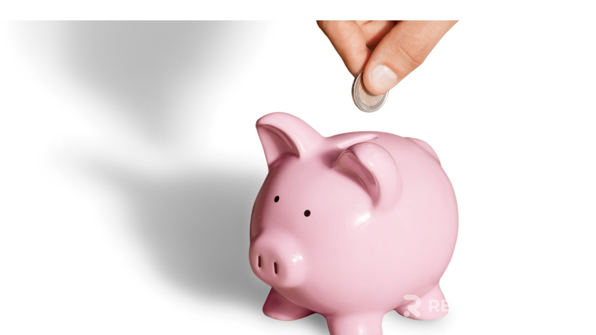 Skarbonka reklamowa na stole