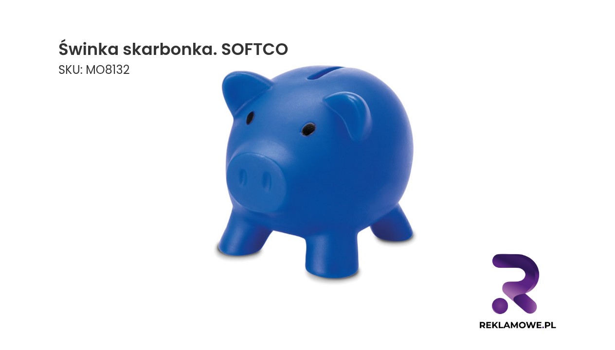 Świnka skarbonka marki Softco w kolorze różowym